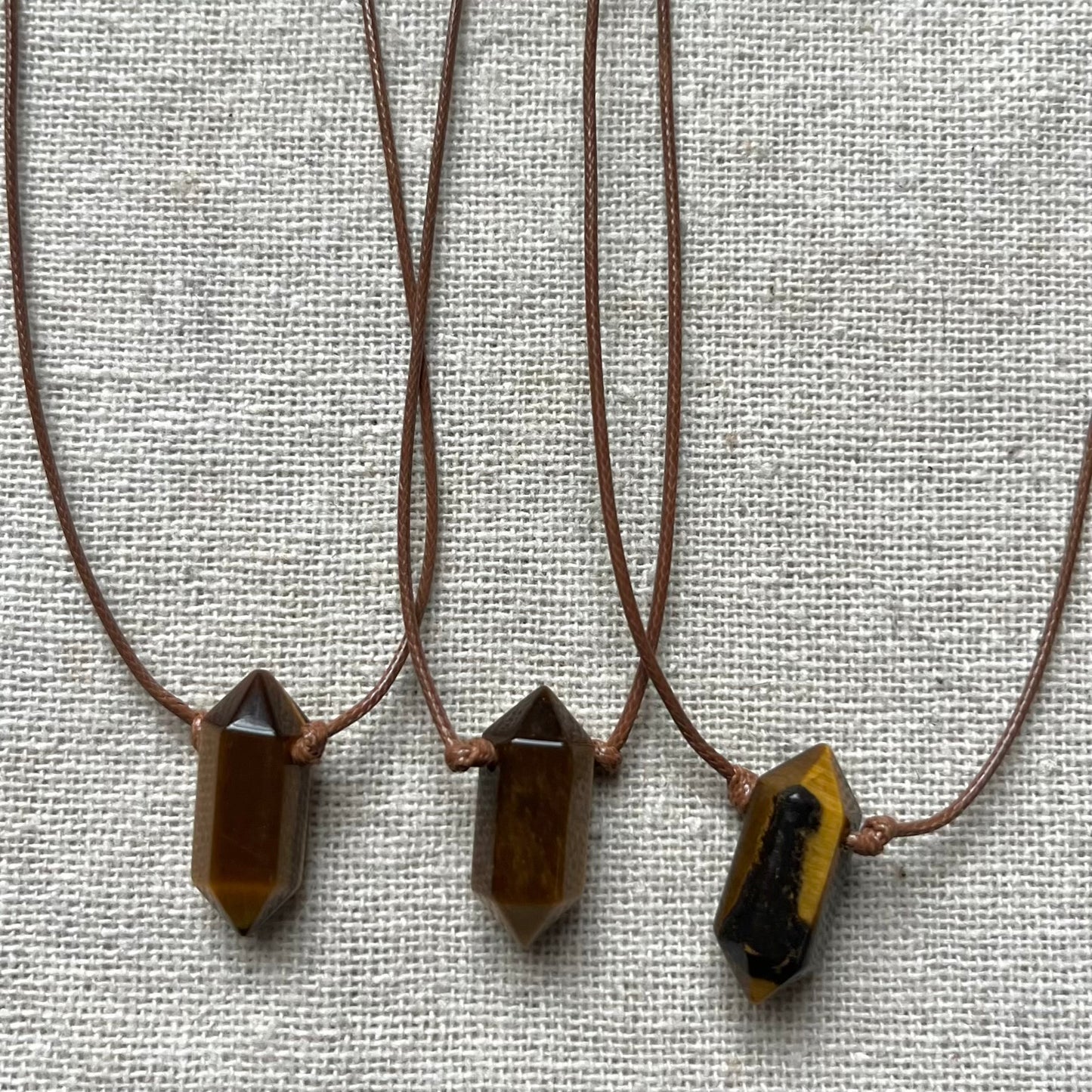 Power Point Pendant - Tiger Eye