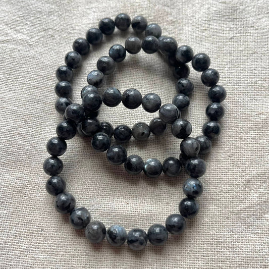 Labradorite 8mm Beaded Bracelet - Magic