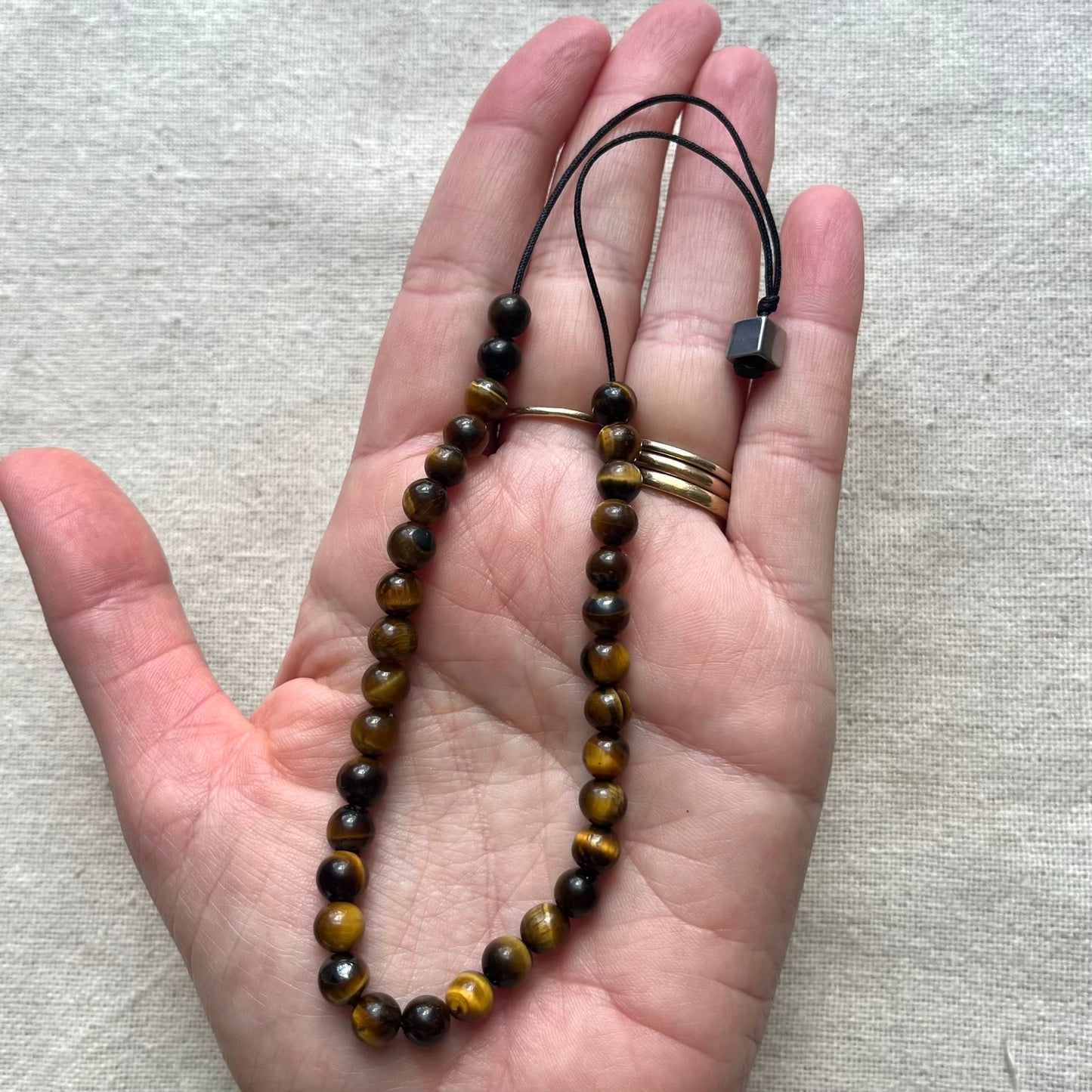 Komboloi Worry Beads - Tiger Eye