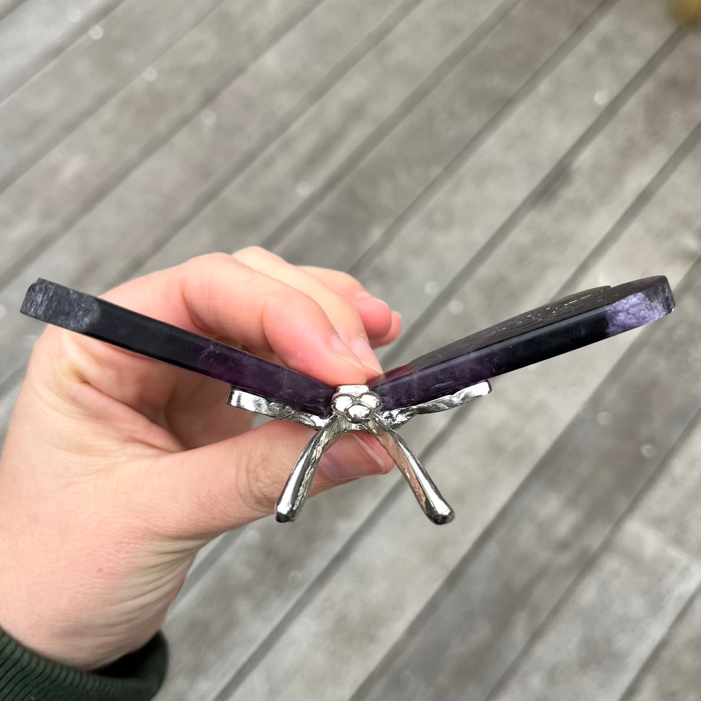 Fluorite Dragonfly Crystal - Clarifying, Transformative, Harmonising