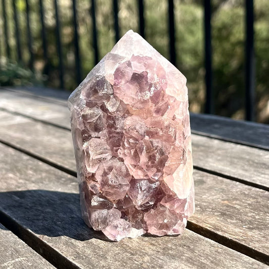 Amethyst Medium Cluster Point Crystal - Peace, Intuition, Protection