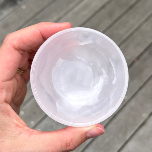 Mangano Calcite Small Crystal Bowl - Nurturing, Heart