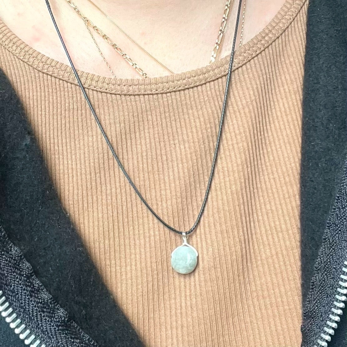 Mini Gem Pendant - Aquamarine