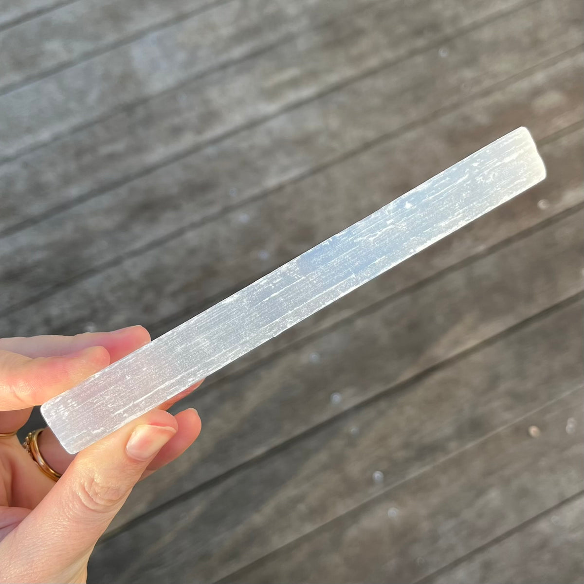 Selenite Large Rod Crystal - High Vibe, Protection, Spiritual Connection