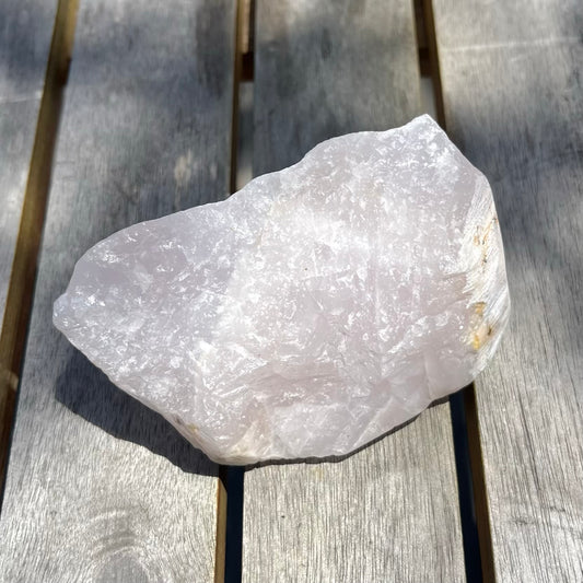 Pink Mangano Calcite Medium Raw Crystal - Love, Healing, Compassion