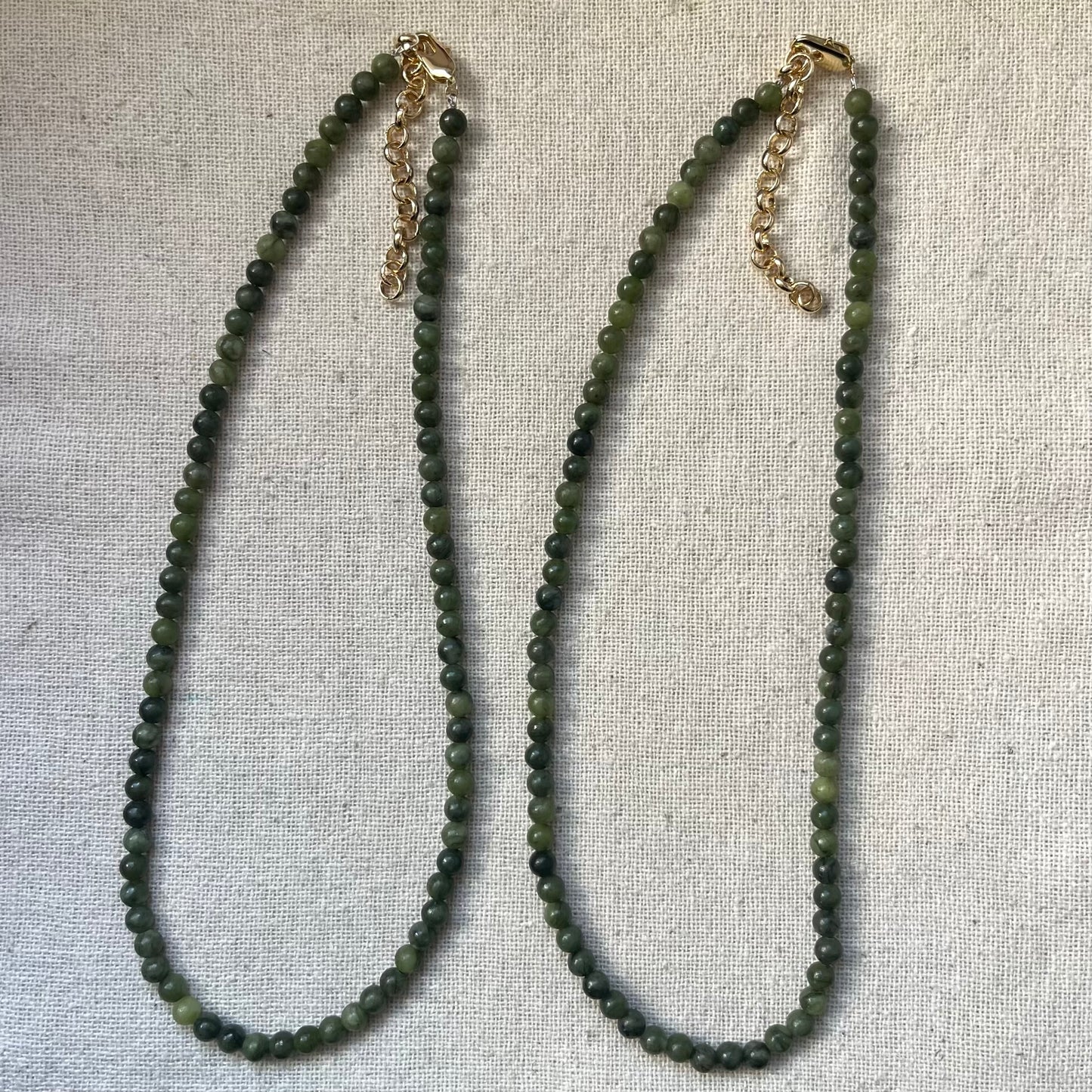 Serpentine 4mm Beaded Necklace - Transformation