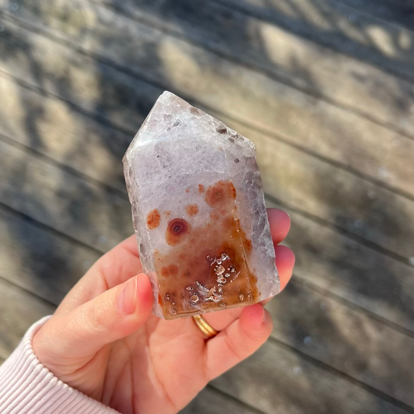 Amethyst Medium Cluster Point Crystal - Peace, Intuition, Protection