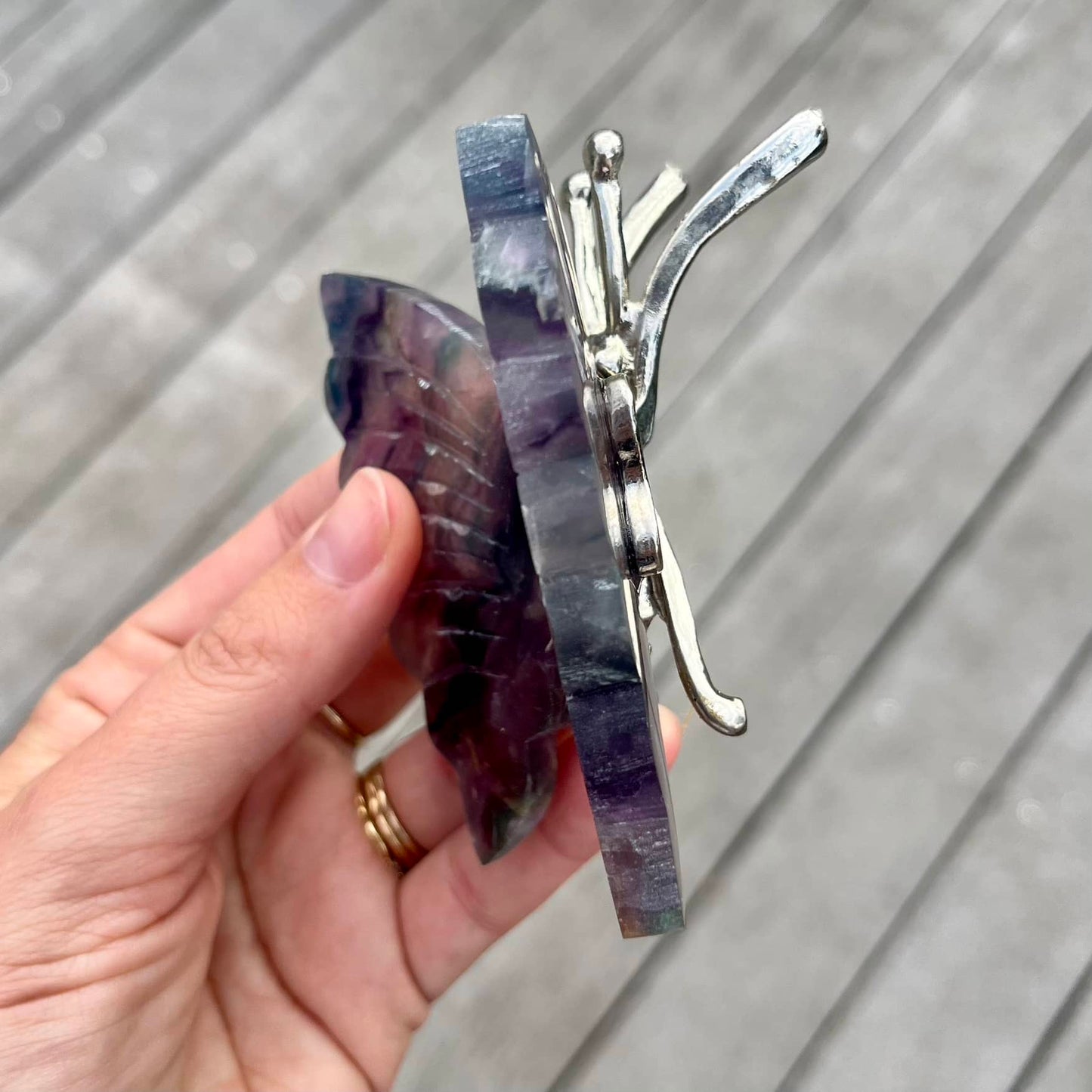 Fluorite Butterfly Crystal