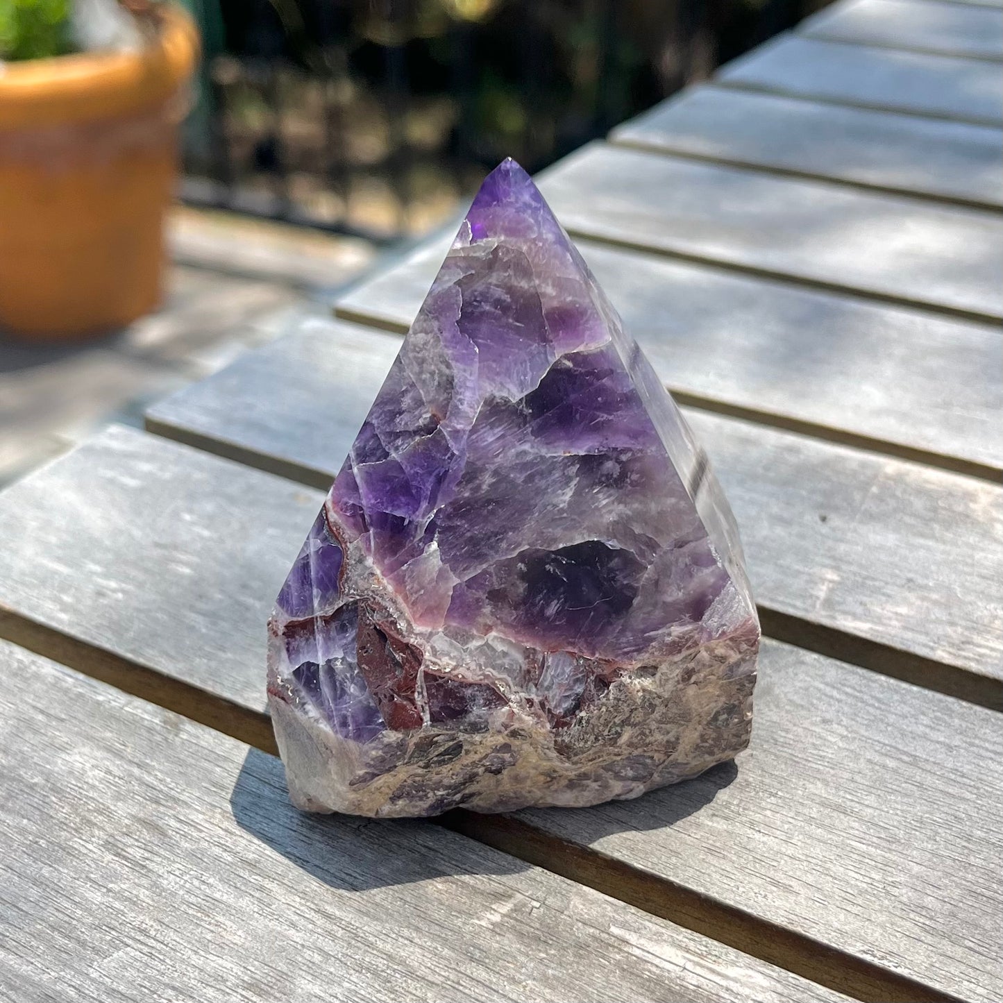Amethyst Raw Point Crystal -Spirit, Calm, Balance