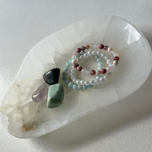 Selenite XL Cleansing Bowl - High Vibe, Protection, Spiritual Connection