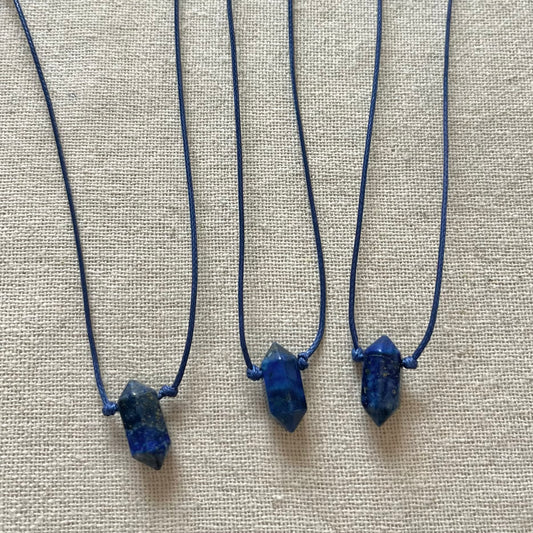Power Point Pendant - Lapis Lazuli