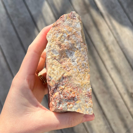 Crazy Lace Agate Large Raw Crystal - Joyful, Grounding, Uplifting
