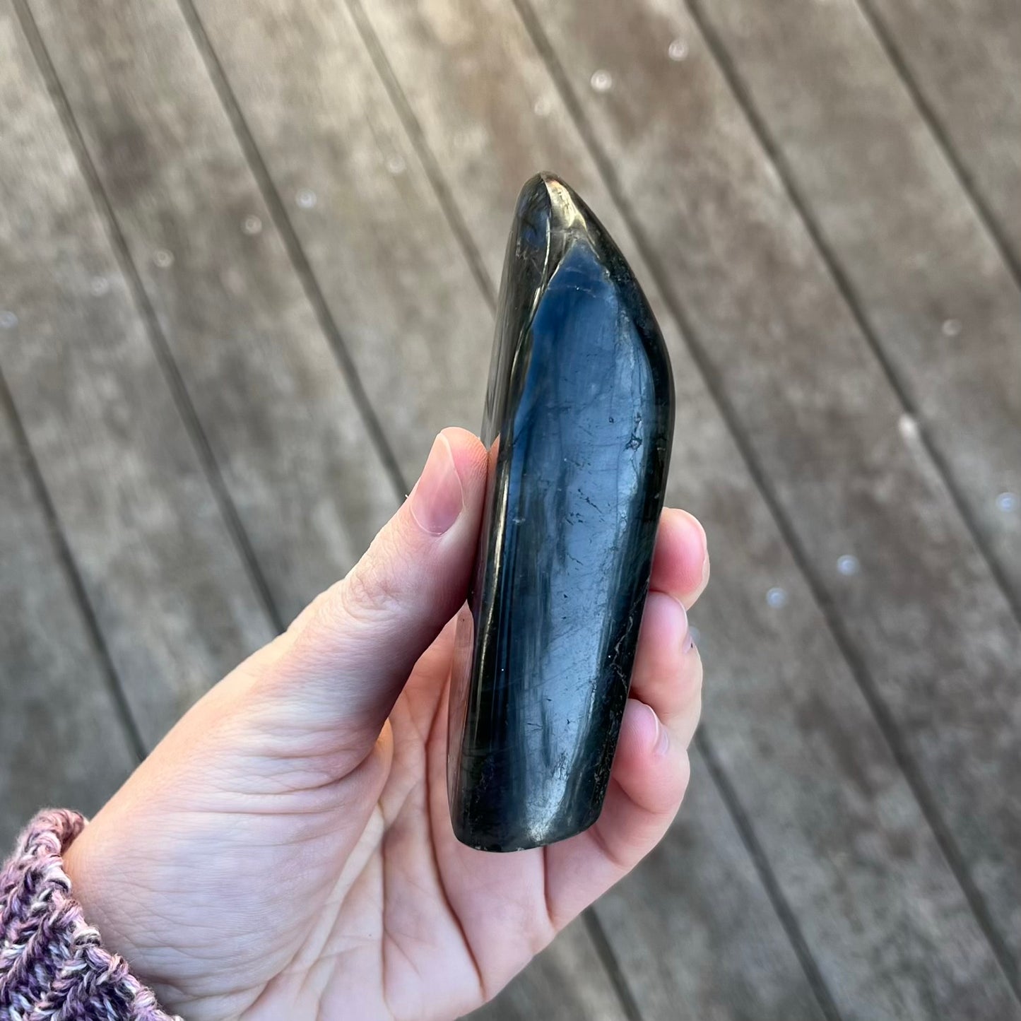 Labradorite Large Freeform Crystal - Intuition, Transformation