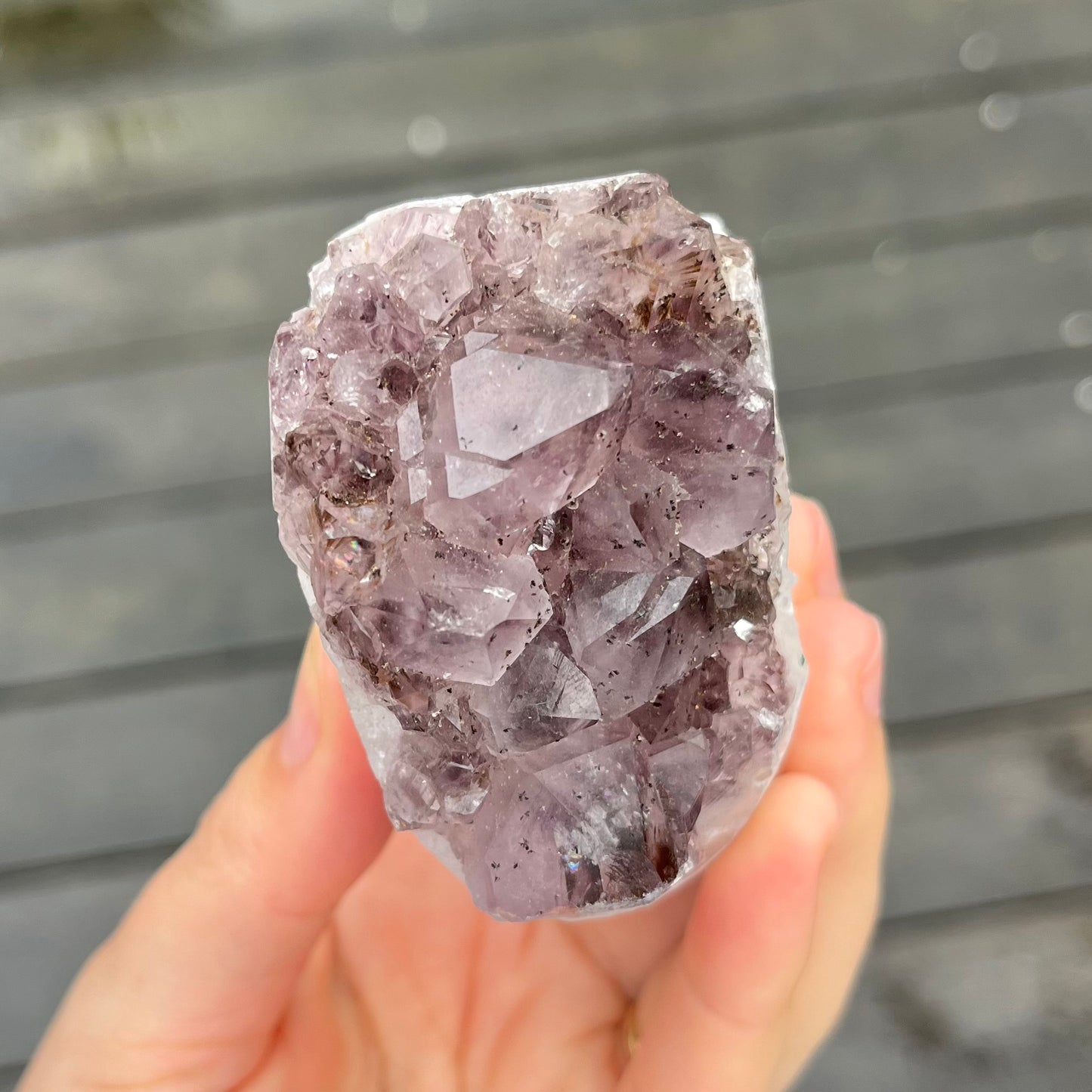 Amethyst Medium Base-Cut Crystal - Calm, Protection & Balance