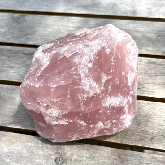 Rose Quartz XL Raw Crystal - Unconditional Love, Emotional Healing