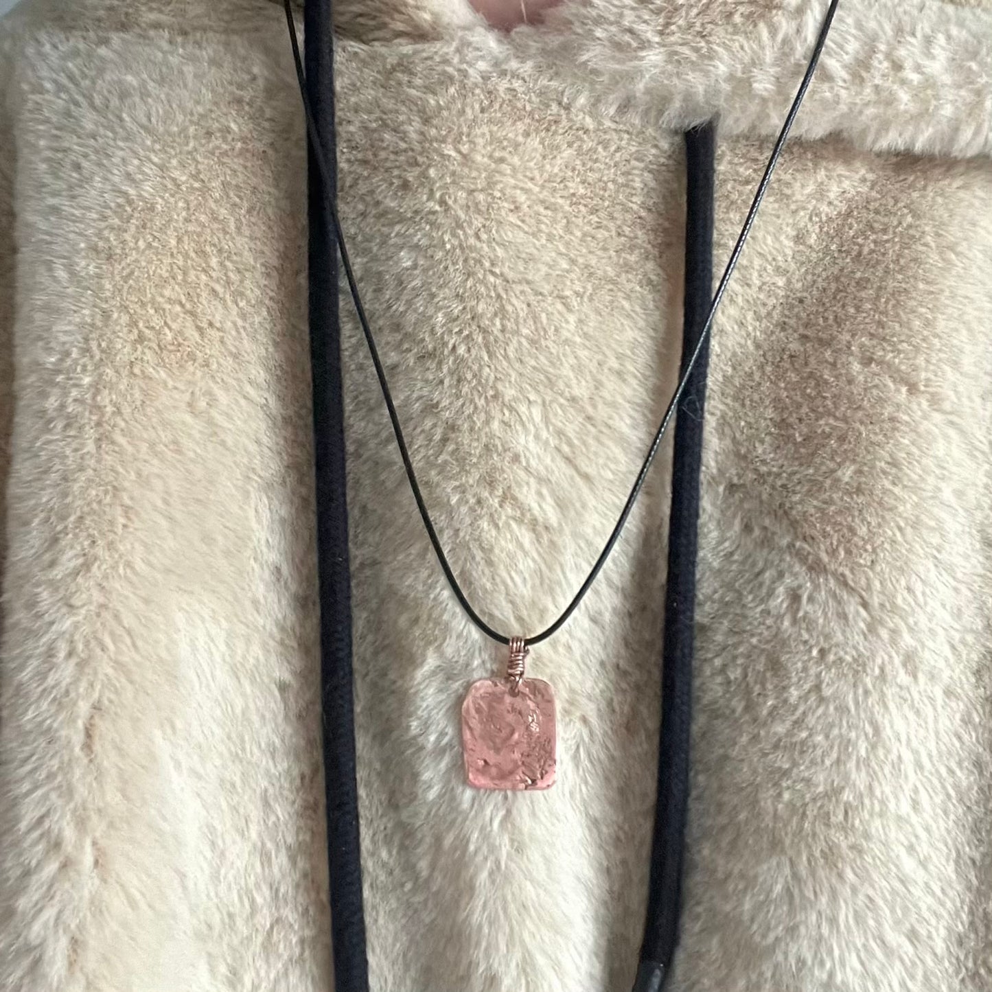 Copper Plate Pendant - Energy, Vitality, Balance