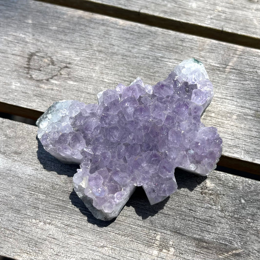 Amethyst Small Butterfly Crystal - Calming, Protective, Balancing