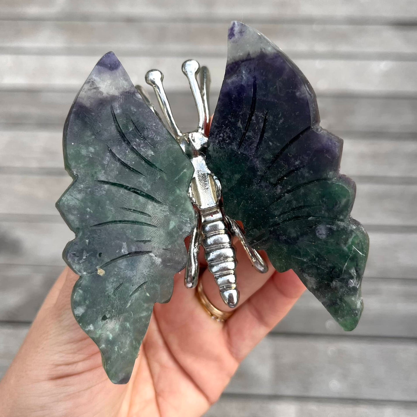 Fluorite Butterfly Crystal