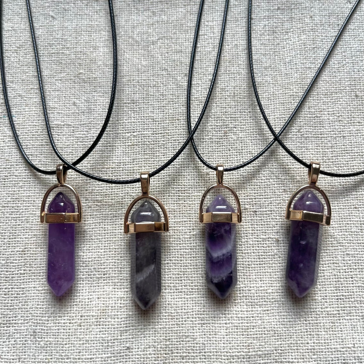 Energy Point Pendant - Amethyst