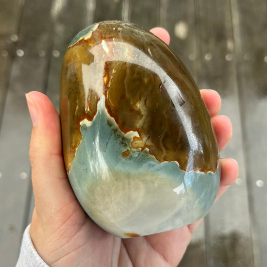 Polychrome Jasper Large Freeform Crystal - Vitality, Motivation