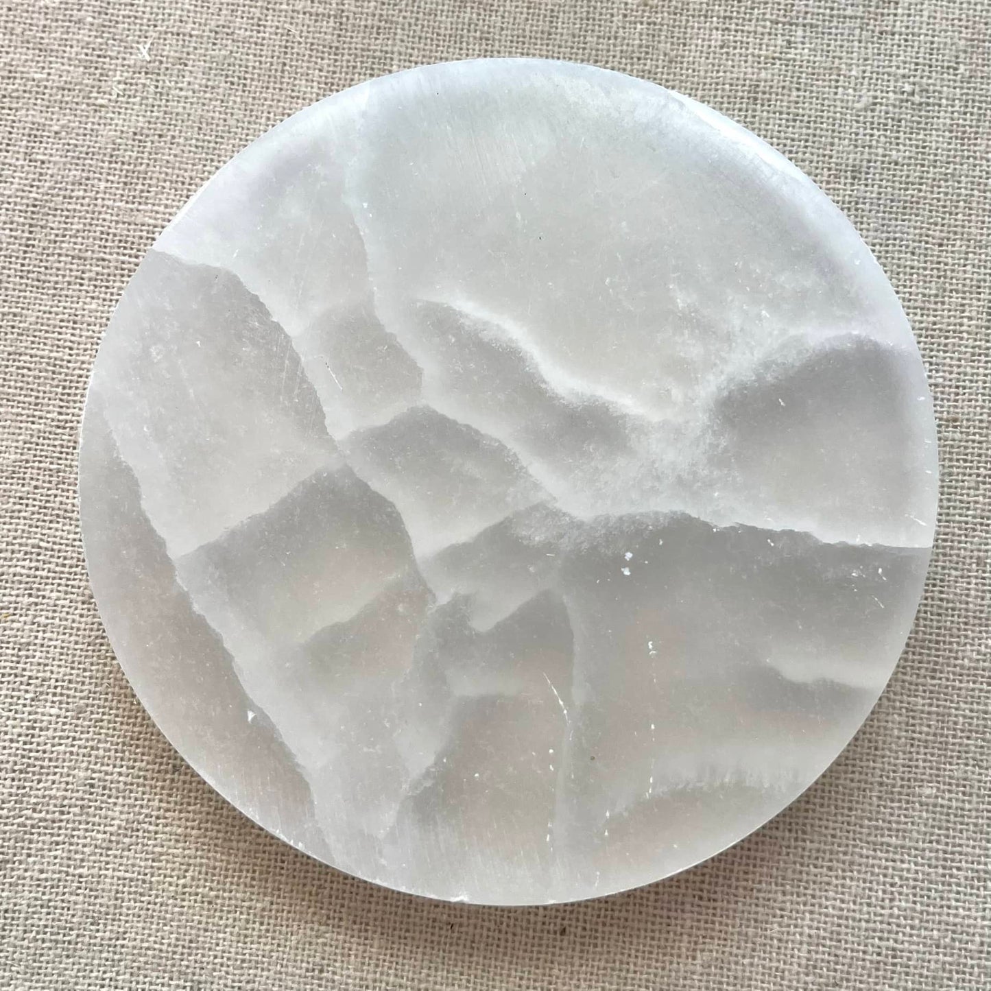Selenite Charging Plate - High Vibe, Protection, Spiritual Connection