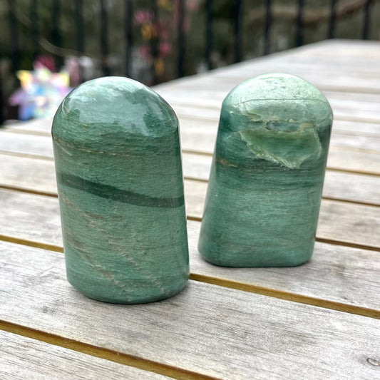 African Jade Medium Freeform Crystal - Lucky, Positivity, Harmony