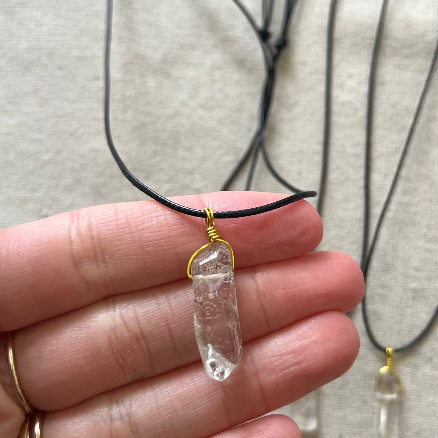 Spirit Pendant - Clear Quartz