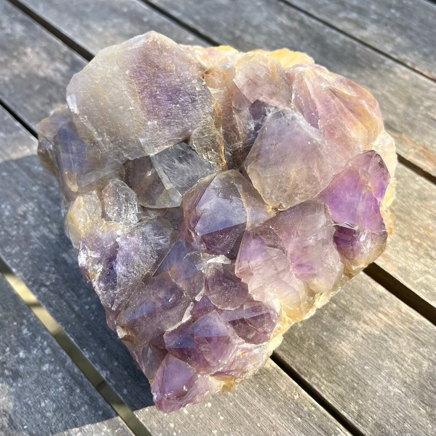 Amethyst XXL Cluster Crystal - Calming, Protective, Balancing