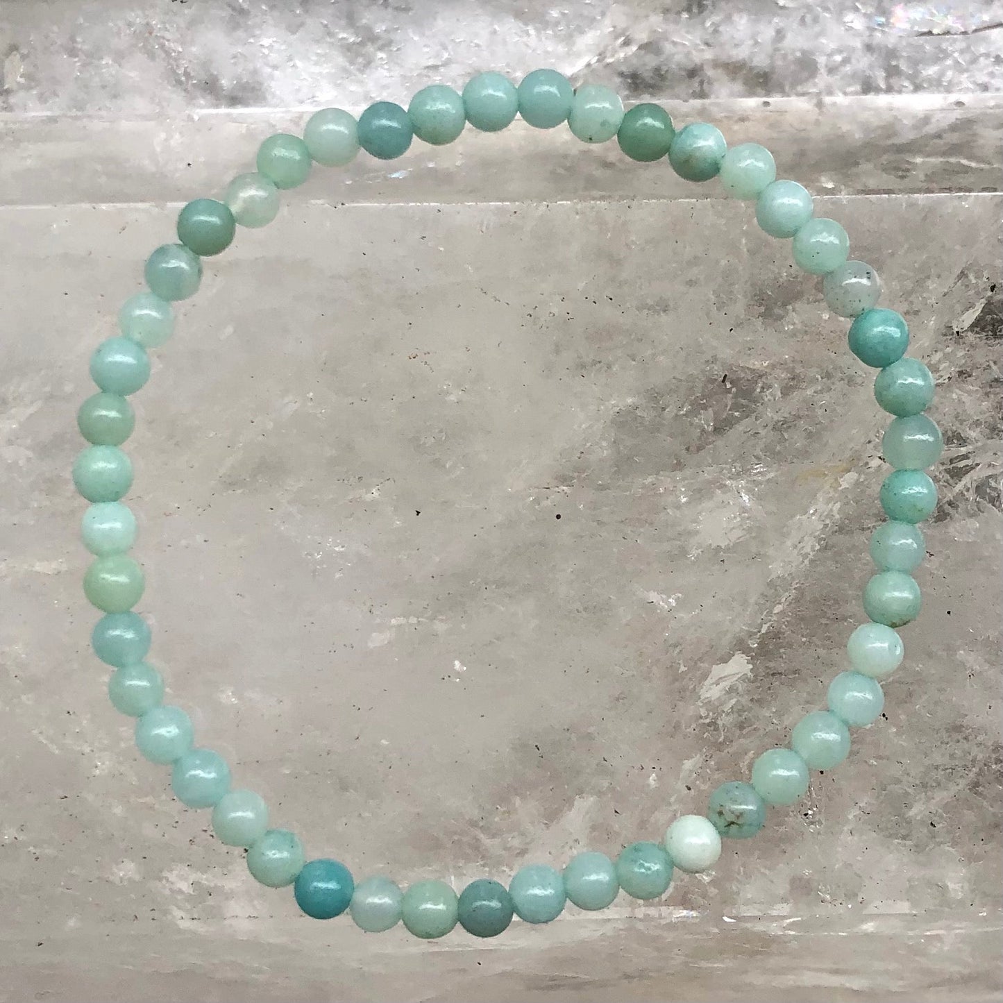 Amazonite Bracelet - Lithos Crystals