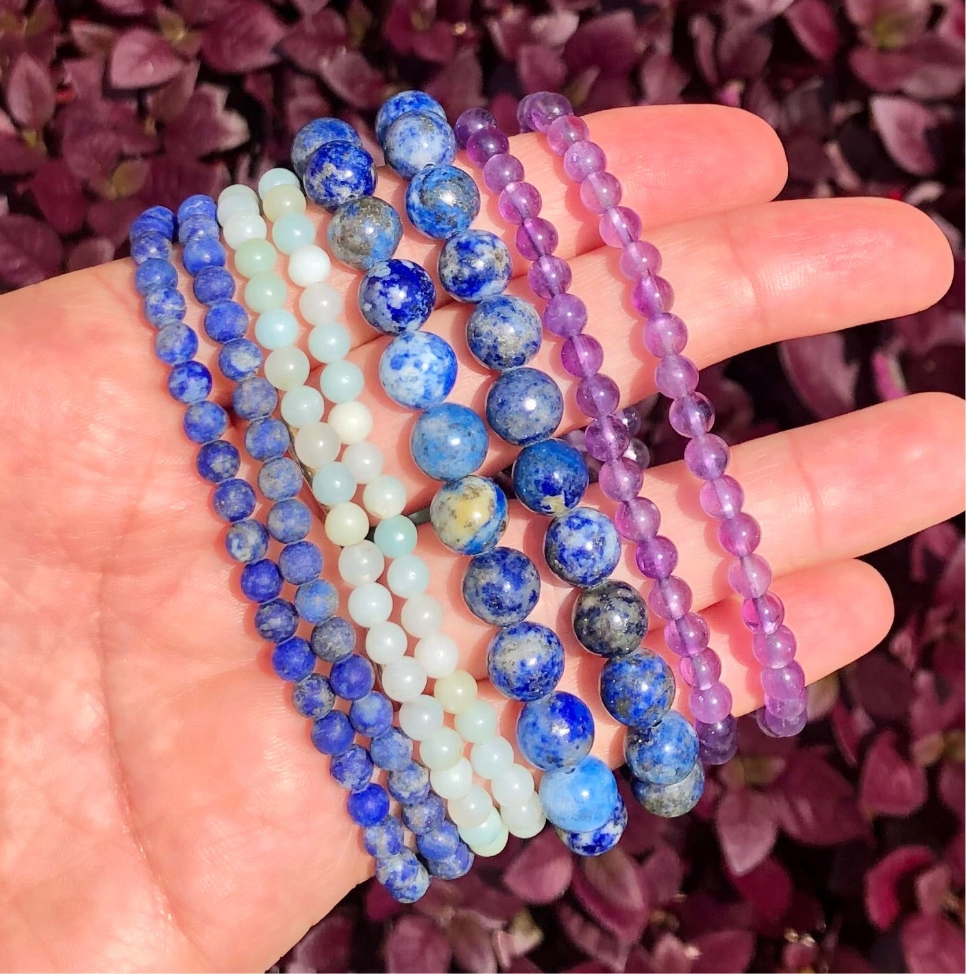 Amethyst Bracelet - Lithos Crystals