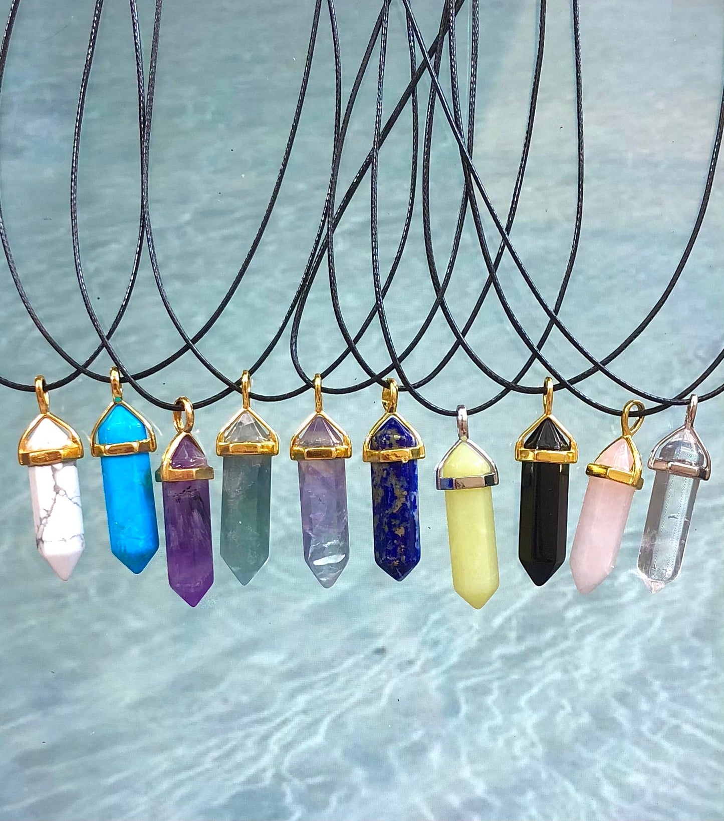 Amethyst Point Pendant - Lithos Crystals
