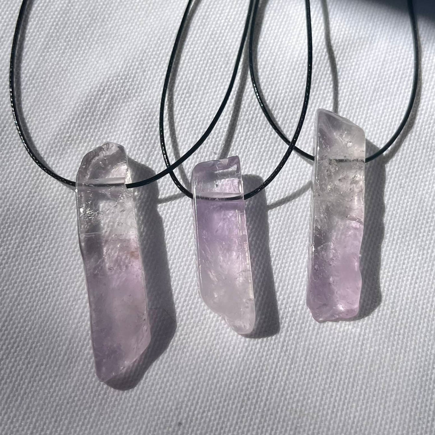 Amethyst Raw Pendant - Lithos Crystals