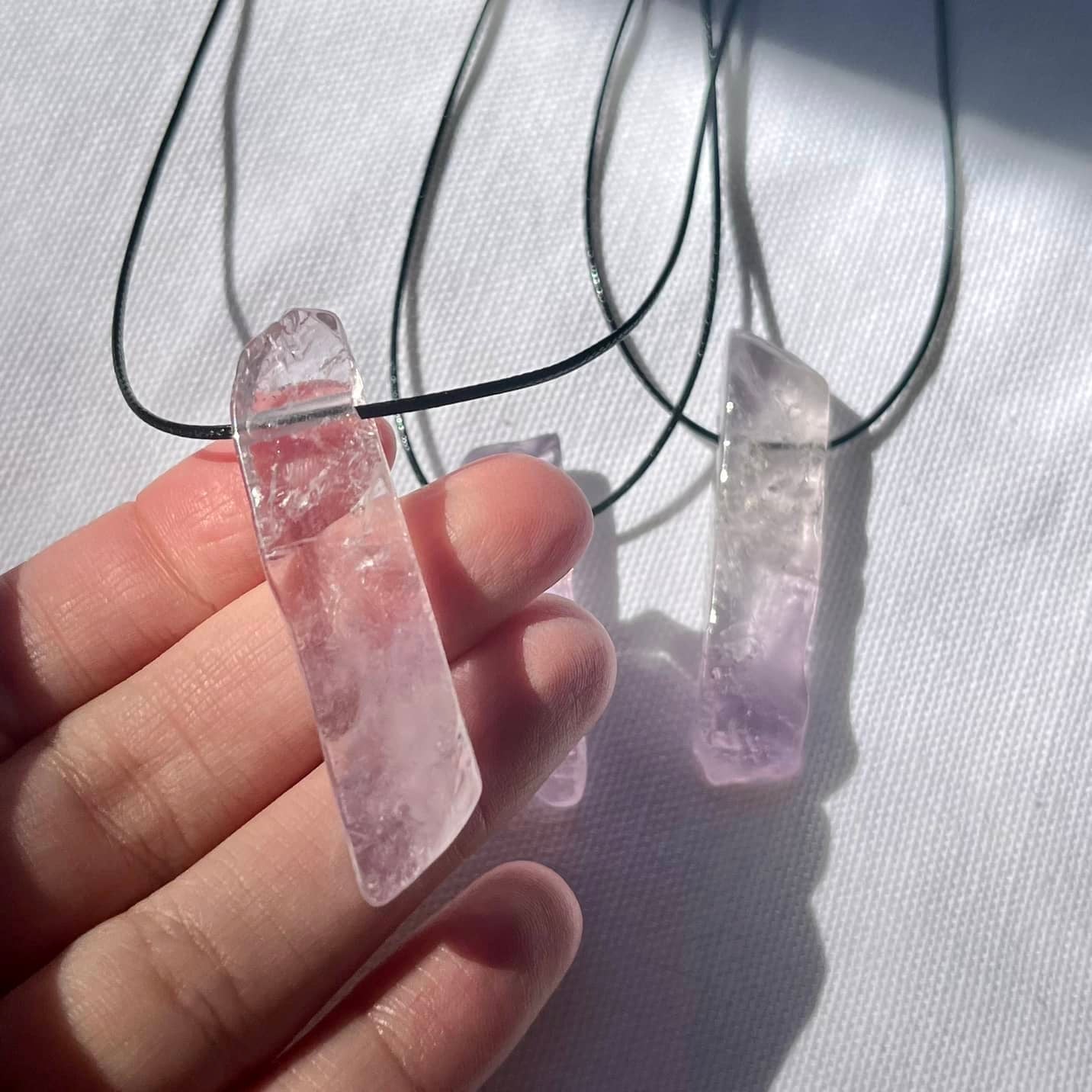 Amethyst Raw Pendant - Lithos Crystals
