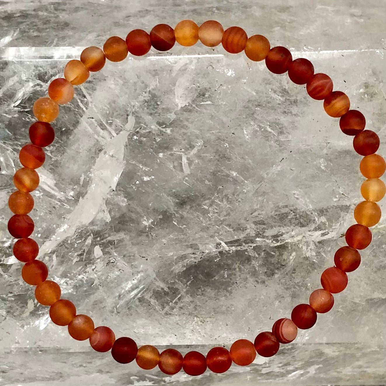 Carnelian Bracelet - Lithos Crystals