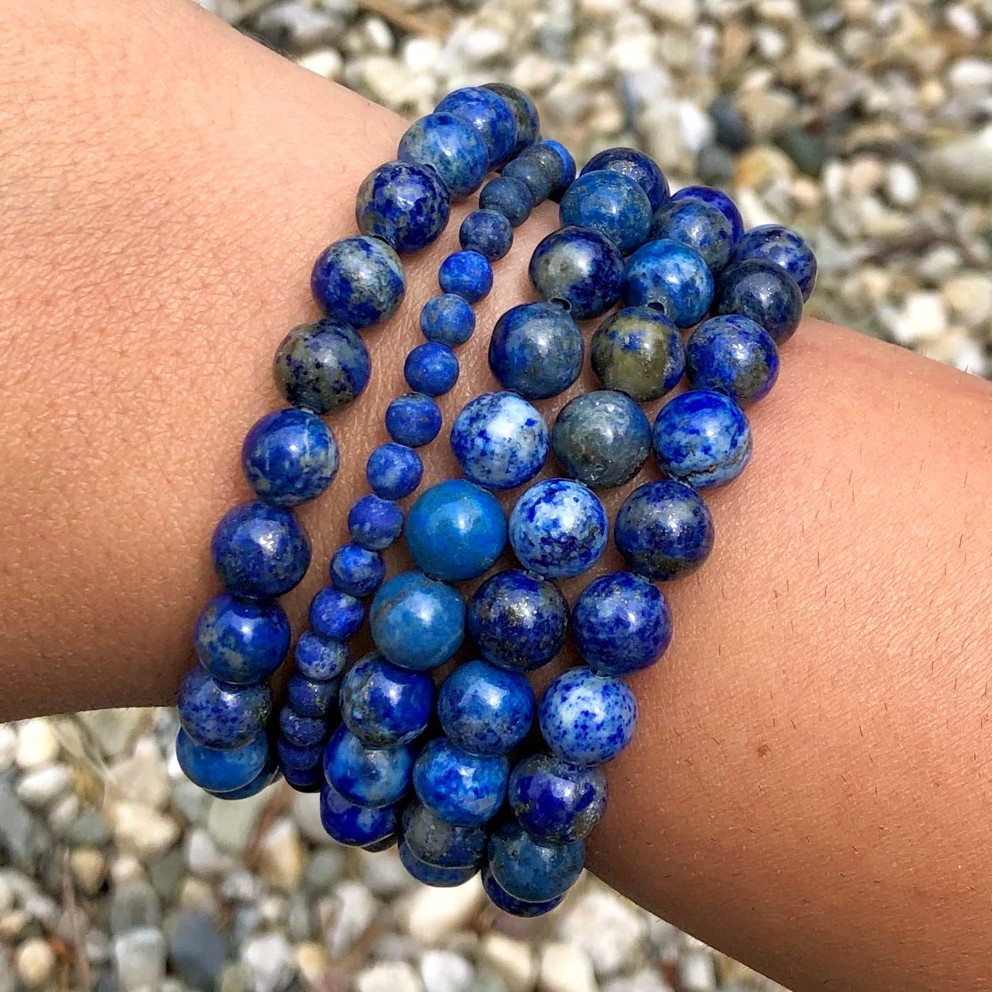 Lapis Lazuli Bracelet - Lithos Crystals