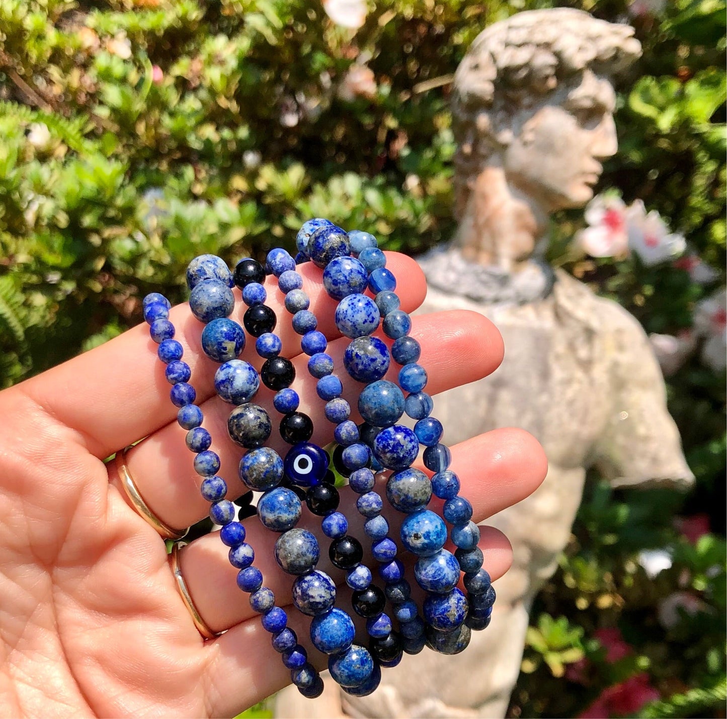 Lapis Lazuli Bracelet - Lithos Crystals