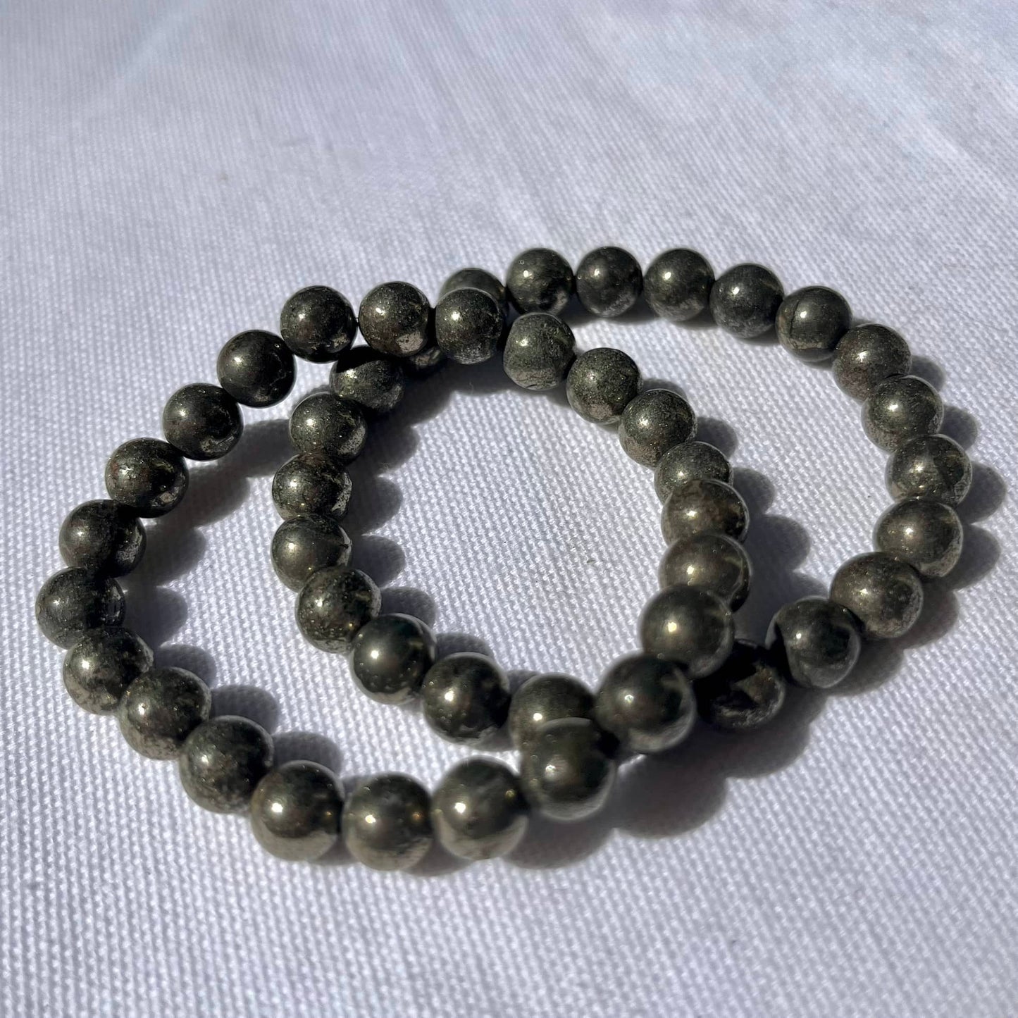 Pyrite Bracelet - Lithos Crystals