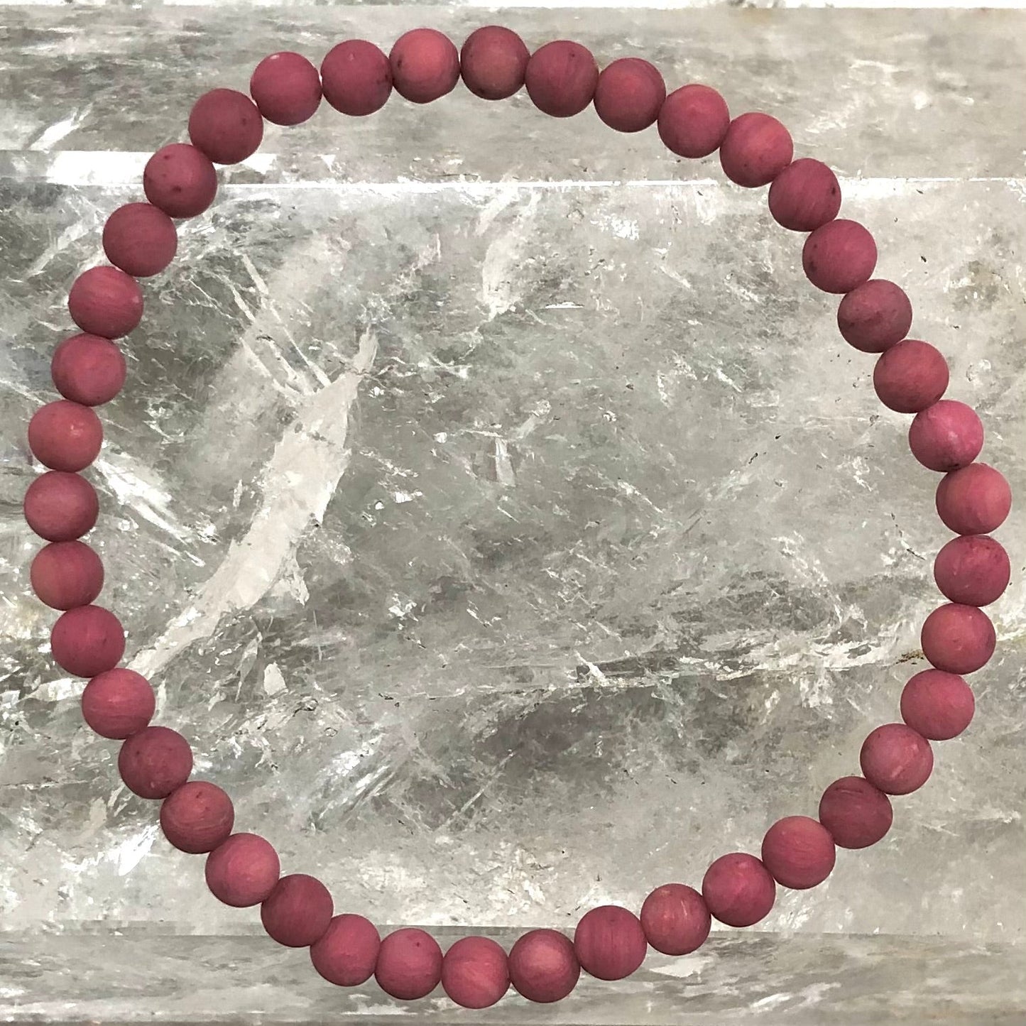 Rhodochrosite Bracelet - Lithos Crystals
