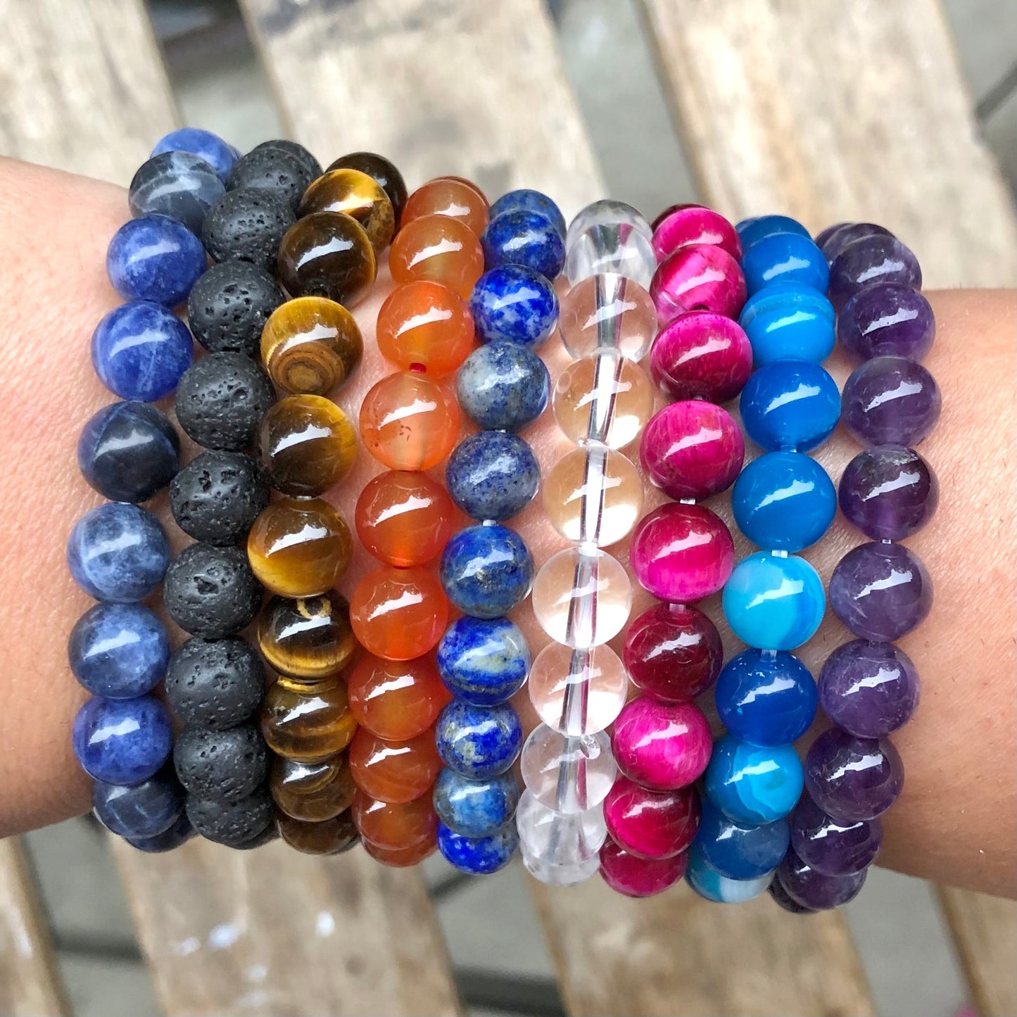 Sodalite Bracelet - Lithos Crystals