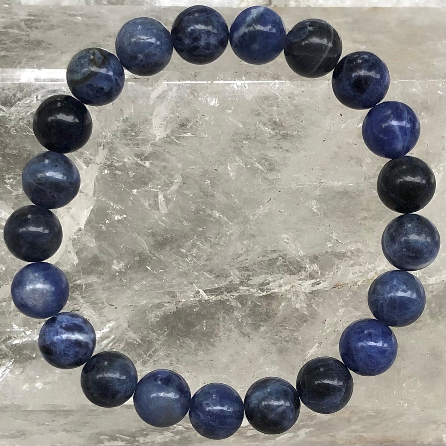 Sodalite Bracelet - Lithos Crystals