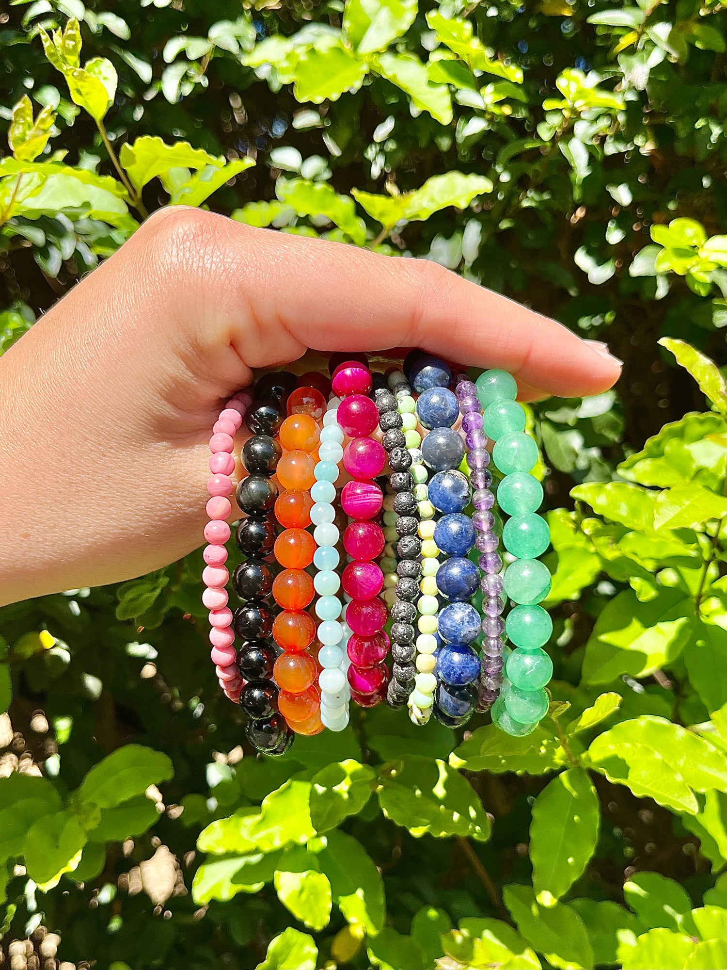 Handmade Crystal beaded bracelets - Lithos Crystals