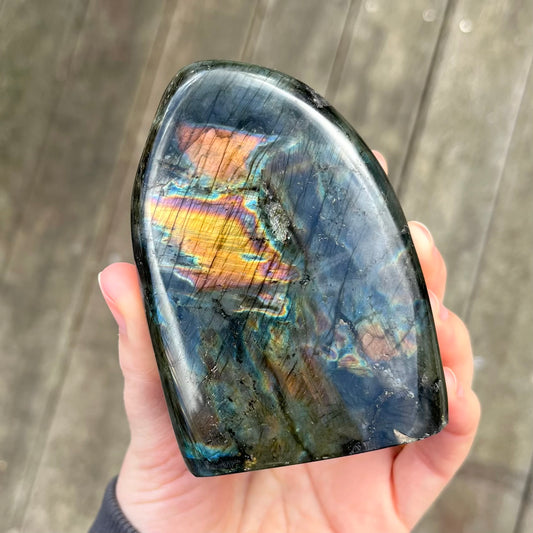 Labradorite Large Freeform Crystal - Intuition, Transformation