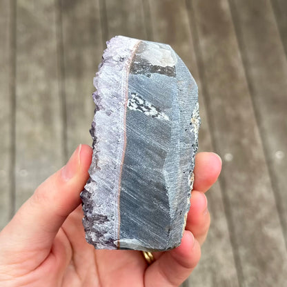 Amethyst Medium Base-Cut Crystal -  Calm, Protection & Balance