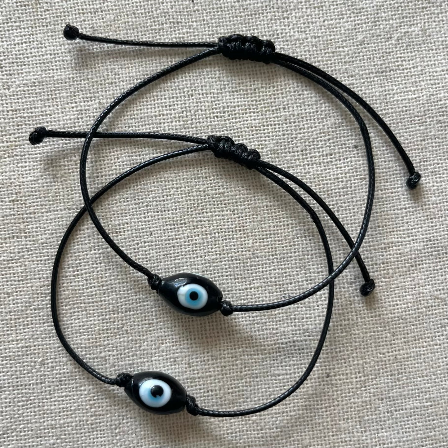 Shield Evil Eye Cord Bracelet
