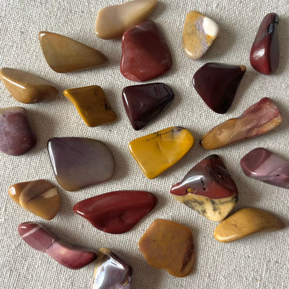 Mookaite Tumble Stone - Strength, Vitality, Courage