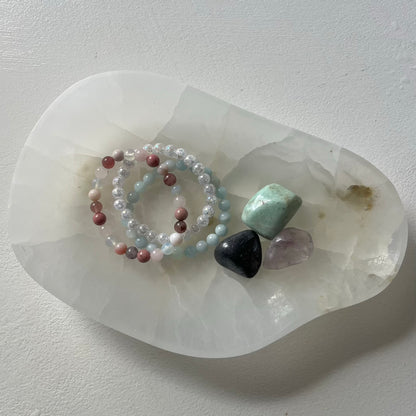 Selenite XL Cleansing Bowl - High Vibe, Protection, Spiritual Connection