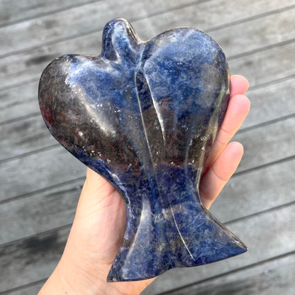 Sodalite XL Angel Crystal - Insight, Calm, Grounding