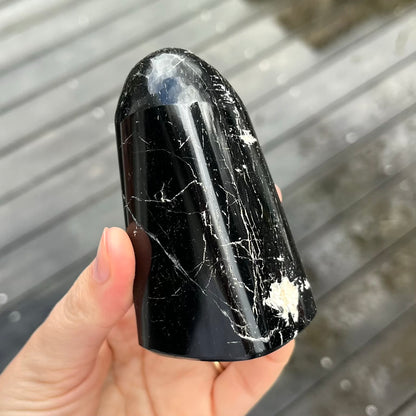 Black Tourmaline Freeform Crystal - Protection