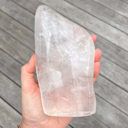 Clear Quartz XL Freeform Crystal - Clarity, Amplification, Healing