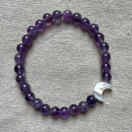 Moon Energy Bracelet - Amethyst